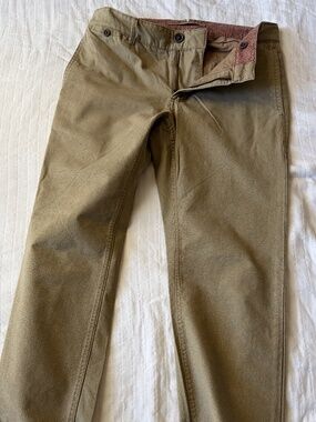 New Mango Pants, Light olive color, 31 waist.